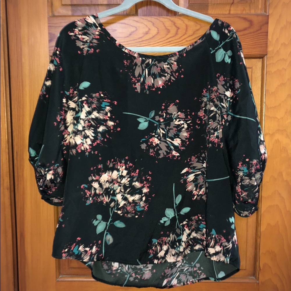 LC Lauren Conrad floral print tunic